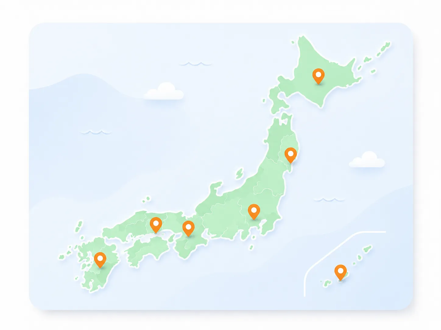 日本地図